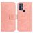 Mobigear Sunflower TCL 30E Hülle Klapphülle Geldbörse - Pink