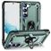 Mobigear Armor Ring Samsung Galaxy S23 Hülle Hardcase Backcover Stoßfest mit Ringhalter - Grün