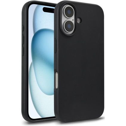 Mobigear Bio iPhone 18 Hülle Umweltfreundliches Backcover - Schwarz