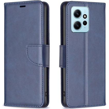 Mobigear Excellent Xiaomi Redmi Note 12 Hülle Klapphülle Geldbörse - Blau
