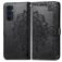 Mobigear Mandala Samsung Galaxy A16 Hülle Klapphülle Geldbörse - Schwarz
