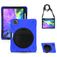 Mobigear SureGrip XGuard iPad Air 4 (2020) Hülle Kunststoff,Silikon Backcover + Stifthalter + Schulterträger + Ständer - Blau