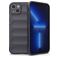 Mobigear Bumpy iPhone 14 Plus Hülle Flexibles TPU Backcover - Charcoal