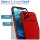 Mobigear Cam Slide iPhone 14 Plus Hülle Hardcase Backcover mit Kamera Slider - Rot