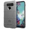 Mobigear Rugged Shield LG K51s Hülle Flexibles TPU Backcover Stoßfest - Grau