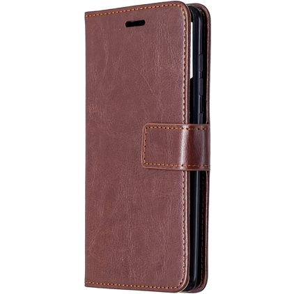 Mobigear Wallet Samsung Galaxy A41 Klapphülle Portemonnaie - Braun