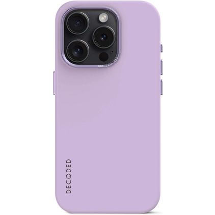 Decoded iPhone 15 Pro Max Silikon Hülle Backcover - Digital Lavender