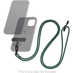 Mobilize Lanyard Universal-Handykette einstellbar - Grün
