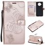 Mobigear Butterfly Xiaomi Mi 10T Lite Klapphülle Portemonnaie - Roségold