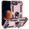 Mobigear Armor Ring iPhone 16e Hülle Hardcase Backcover Stoßfest mit Ringhalter - Roségold