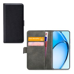 Mobilize Classic Gelly Wallet OPPO A60 Klapphülle Portemonnaie - Schwarz