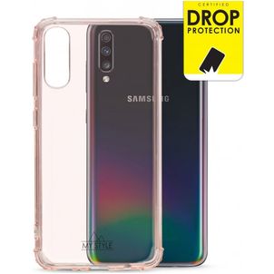 My Style Protective Samsung Galaxy A70 Hülle Flexibles TPU Backcover Stoßfest - Soft Pink