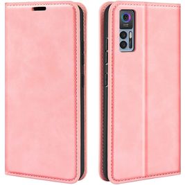 Mobigear Retro Slim TCL 30 Hülle Klapphülle Geldbörse - Pink
