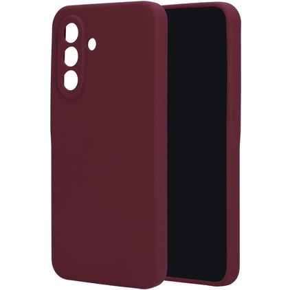 Mobiparts Samsung Galaxy A36 Silikon Hülle Backcover - Plum Red