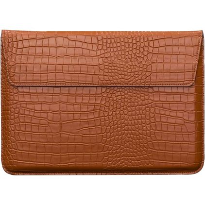Mobigear Envelope Croco Laptop Sleeve 11 Zoll Laptop Hülle - Braun