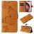 Mobigear Butterfly iPhone 16 Pro Hülle Klapphülle Geldbörse - Cognac