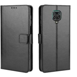 Mobigear Wallet Xiaomi Redmi Note 9S Hülle Klapphülle Geldbörse - Schwarz