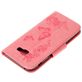 Mobigear Butterfly Samsung Galaxy A5 (2017) Hülle Klapphülle Geldbörse - Pink