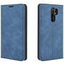 Mobigear Retro Slim Xiaomi Redmi 9 Klapphülle Portemonnaie - Dunkelblau