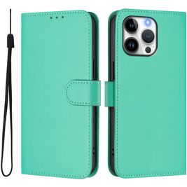 Mobigear Urban Wallet iPhone 16 Pro Max Hülle Klapphülle Geldbörse - Grün