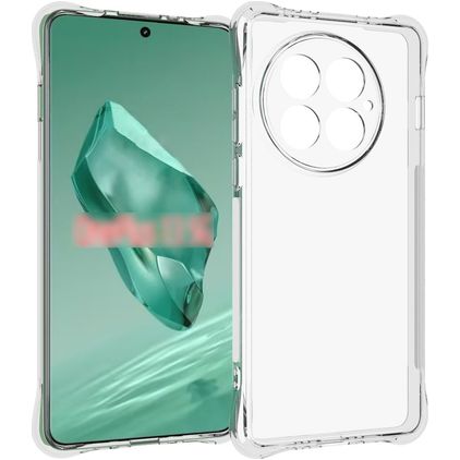 Mobigear Cushion Durchsichtig OnePlus 13 Hülle Flexibles TPU Backcover - Transparent