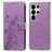 Mobigear Flowers Samsung Galaxy S26 Ultra Hülle Klapphülle Geldbörse - Lila