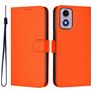 Mobigear Urban Wallet Motorola Moto G04 Hülle Klapphülle Geldbörse - Orange