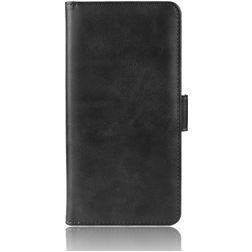 Mobigear Slim Magnet Samsung Galaxy A20e Hülle Klapphülle Geldbörse - Schwarz