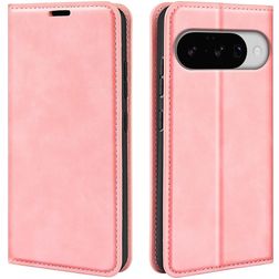 Mobigear Retro Slim Google Pixel 10 Hülle Klapphülle Geldbörse - Pink