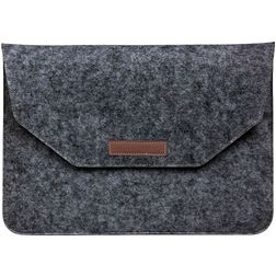 Mobigear Envelope Filz Laptop Sleeve (max 20 cm x 31 cm) Laptop Hülle - Schwarz