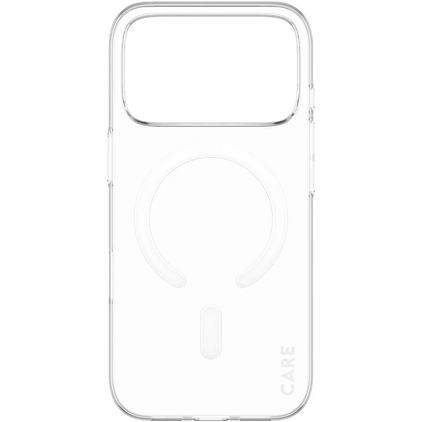 CARE by PanzerGlass SL1M Durchsichtig iPhone 17 Pro MagSafe Hülle Hardcase Extra Dünn Backcover - Transparent