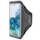 Mobiparts Comfort Fit Handyhalterung Joggen Samsung Galaxy S20 Sporthülle Neopren Sportarmband - Schwarz