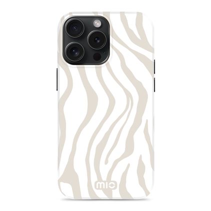 MIO iPhone 15 Pro MagSafe Hülle Hardcase Backcover - Sandy Zebra