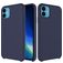 Mobigear Rubber Touch iPhone 11 Silikon Hülle Backcover - Marineblau