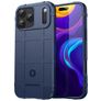 Mobigear Rugged Shield iPhone 17 Pro Max Hülle Flexibles TPU Backcover Stoßfest - Blau