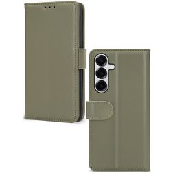 Mobilize Premium Gelly Samsung Galaxy S25 Plus Klapphülle Portemonnaie - Grün