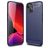 Mobigear Brushed Slim iPhone 14 Hülle Flexibles TPU Backcover - Blau