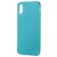 Mobigear Colors iPhone XS Max Hülle Flexibles TPU Backcover - Türkis
