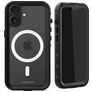 Mobilize Waterproof iPhone 16 Wasserdicht MagSafe Hülle Hardcase Backcover - Schwarz