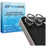 Mobigear Single Samsung Galaxy Z Flip 5 Panzerglas Gehärtetes Glas Kameralinsen Schutz - Hüllenfreundlich - Grau