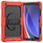 Mobigear SureGrip Xtreme Samsung Galaxy Tab A9 Plus (2023) Hülle Kunststoff,Silikon Backcover + Schulterträger + Ständer - Rot