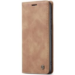 Caseme 013 Samsung Galaxy A41 Hülle Klapphülle Geldbörse - Braun