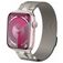 Mobigear Mecha Loop Milanaise Apple Watch Armband Magnetverschluss - 49/46/45/44 mm - Polarstern