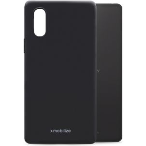 Mobilize Rubber Gelly Sony Xperia 10 IV Hülle Flexibles TPU Backcover - Matt Black