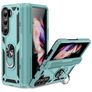 Mobigear Armor Ring Samsung Galaxy Z Fold 5 Hardcase Backcover Shockproof mit Ringhalter - Grün