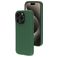 Mobiparts iPhone 15 Pro Silikon Hülle Backcover - Forest Green