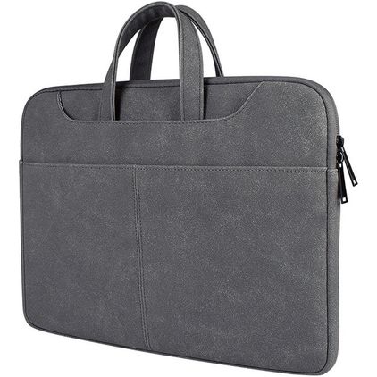 Mobigear London Laptop Aktentasche 13 - 14 Zoll Laptoptasche + Handgriff - Dark Gray