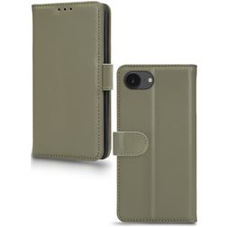 Mobilize Premium Gelly iPhone 17e Hülle Klapphülle Geldbörse - Grün