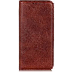 Mobigear Classic Elegance Motorola Moto G60s Hülle Klapphülle Geldbörse - Braun