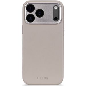 Decoded iPhone 17 Pro Max Hülle Echtes Leder Backcover Stoßfest - Solid Clay